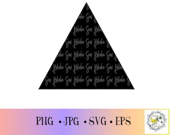 Simple triangle shape file, shape SVG, triangle PNG, triangle SVG, cut file, Digital Download