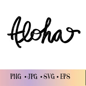 Hawaii|Aloha|Hawaii svg|Clipart|Sticker Decal|Hawaii cut file|cricut|Hawaii png|Aloha cut files|word|Shape svg|Hawaiian language_Handwritten