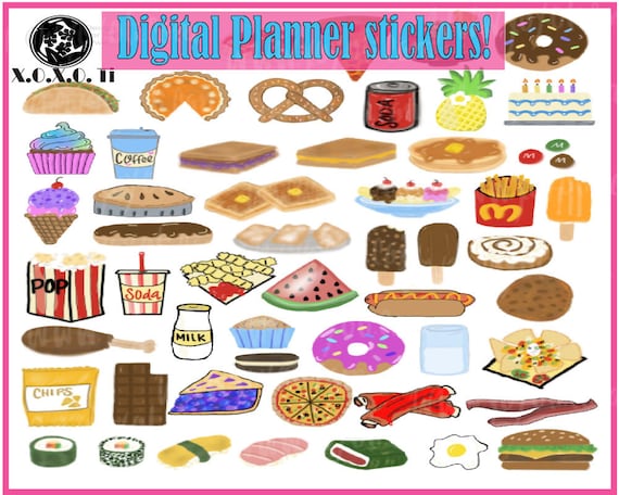 f017 Cravings Planner Stickers
