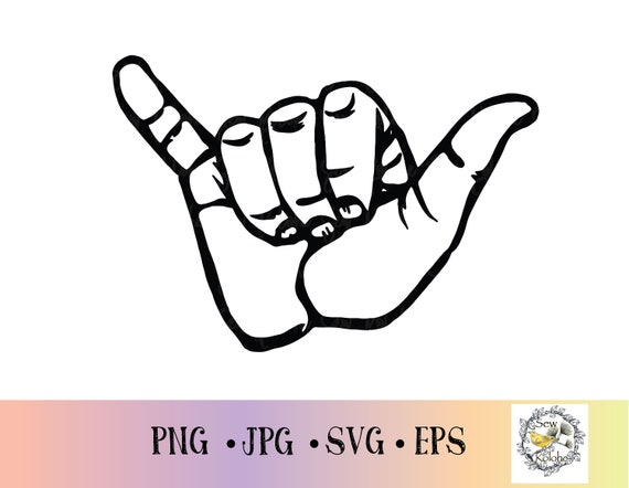 Hawaiian Shaka Simple Clipart, Hawaii Flower Svg, Clipart SVG, Shaka PNG,  Shaka SVG, Cut File, Digital Download, Hawaiian Clipart, Hawaiian - Etsy
