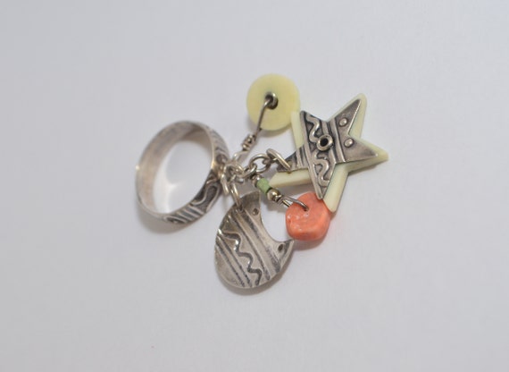 Vintage Tabra Signed Celestial Dangle Sterling Si… - image 5