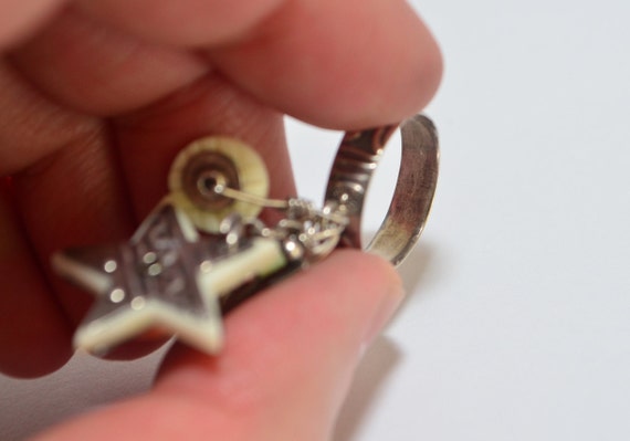 Vintage Tabra Signed Celestial Dangle Sterling Si… - image 6