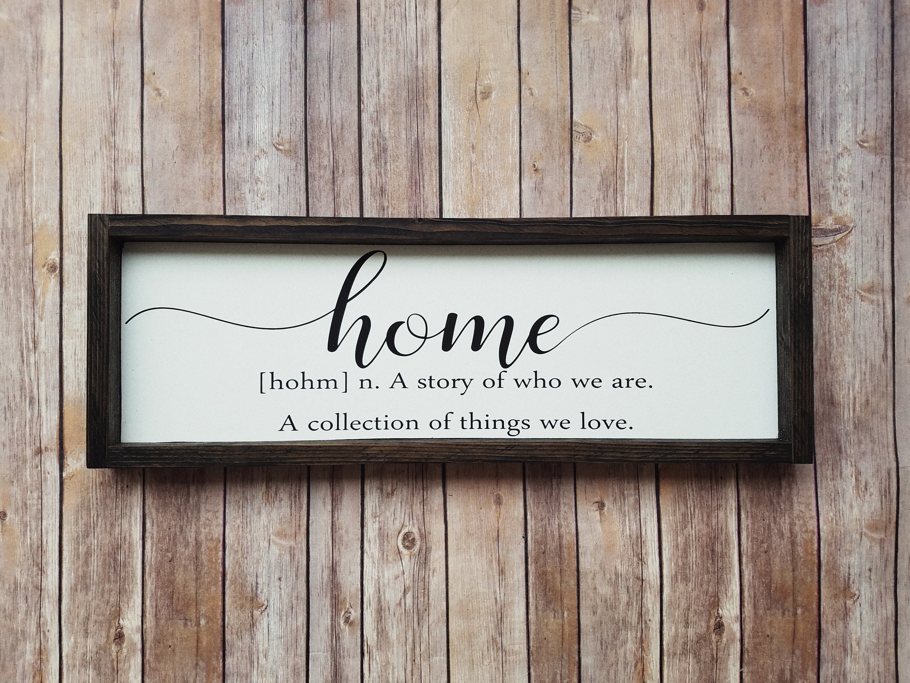 Home Quote Sign Home Quote Quote Home Decor Home Etsy