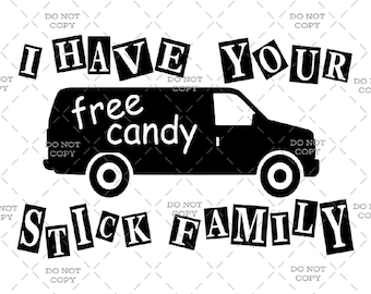 Tengo tu familia Stick - Descarga digital (svg, png, jpg, pdf)