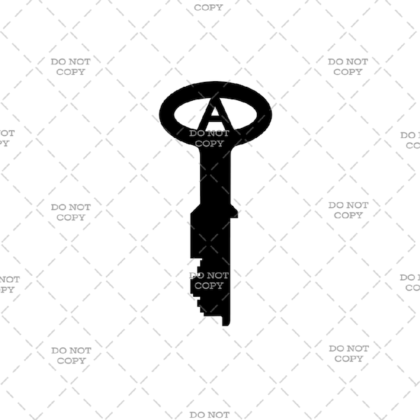 Prison Key - Digital Download (svg, png, jpg, pdf)