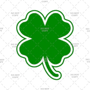 Trébol de 4 hojas, trébol - Descarga digital (svg, png, jpg, pdf)