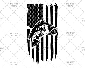 Pescado bajo en bandera angustiada - Descarga digital (svg, png, pdf, jpg)