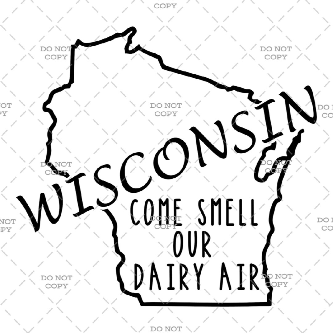 Wisconsin Dairy Air Digital Download svg, Png, Jpg, Pdf Etsy