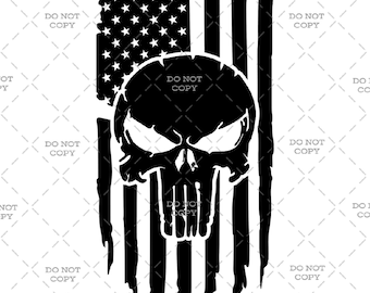American Flag Skull, USA Flag svg, Skull svg, Skull png - Digital Download (svg, png, jpg, pdf)