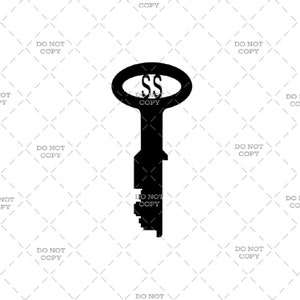 Prison Key - Digital Download (svg, png, jpg, pdf)