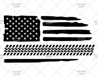 Off-Road American Flag - Digital Download (svg, png, jpg, pdf)