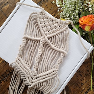 Wedding Bouquet Holder, Macrame Flower Holder, Wedding Accessories