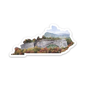 Kentucky Red River Gorge State Park Vinyl Aufkleber