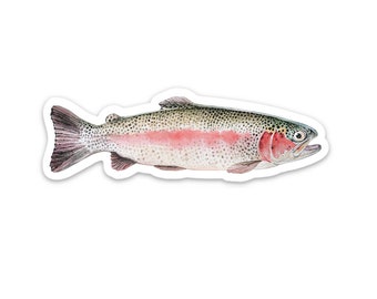 Rainbow Trout Fish Vinyl Sticker