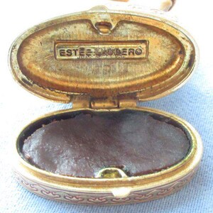 Vintage Estee Lauder BUNNY RABBIT Cinnabar Solid Perfume Compact-1.5 ...