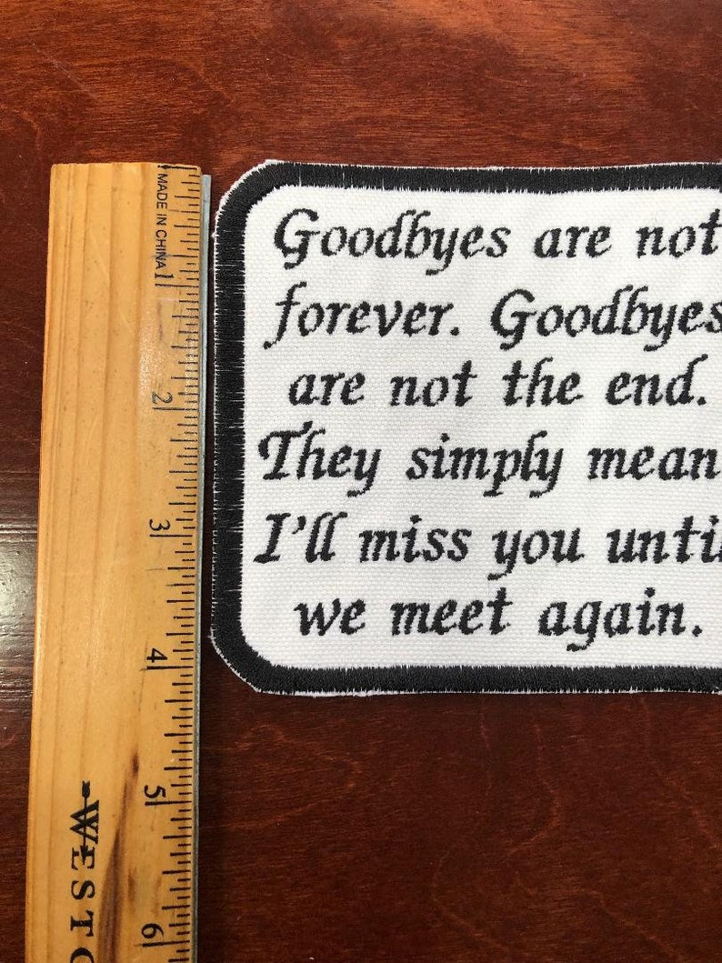 Memory Patch Memory Patch for Pillows Embroidered Patch Etsy