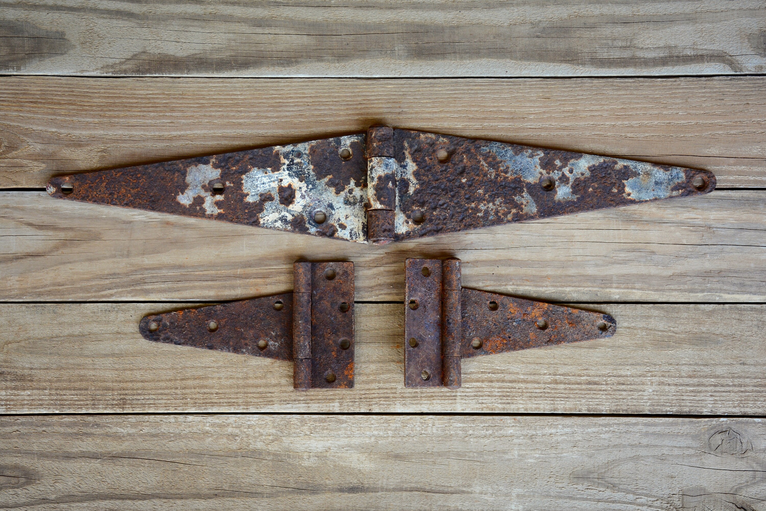 Vintage Barn Door Hinges Barn Hardware Farm Salvage Barn Etsy