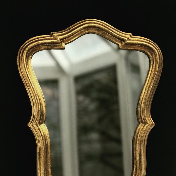 Golden  Mirror Belgian  1960s Vintage Gilt Stucco Mirror, Gold Mirror, Gilt Mirror, Gold Mirror, Stucco Mirror, Molded  Mirror Bedroom decor