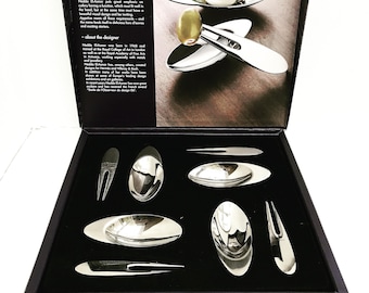 Gense Appetize Edelstahl Vorspeisen-Set: Skandinavisches modernistisches Design