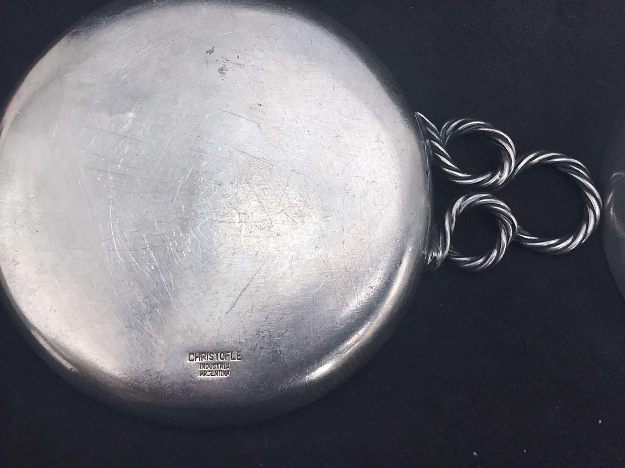 クリストフル シルバープレートコースター/小皿 - 2枚セット - Etsy 日本