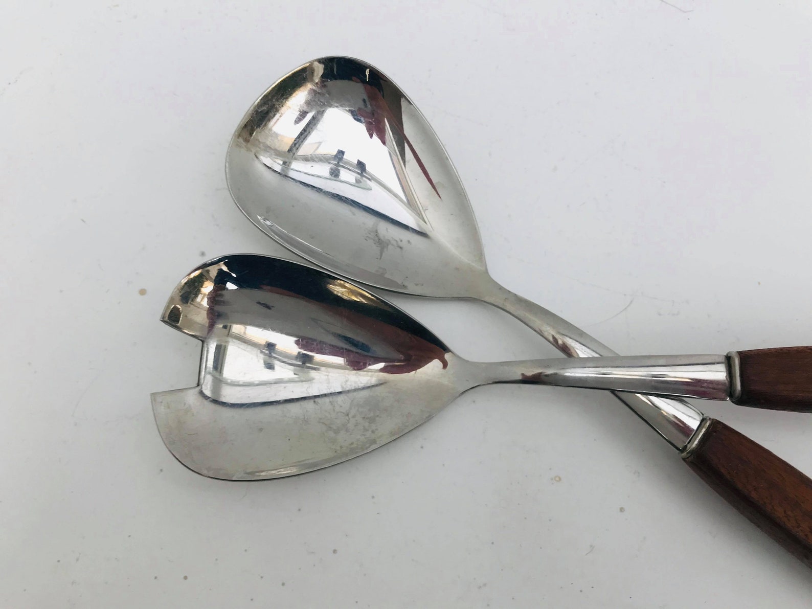 Cubierto una ensalada modernista de mediados de siglo servicio | Etsy