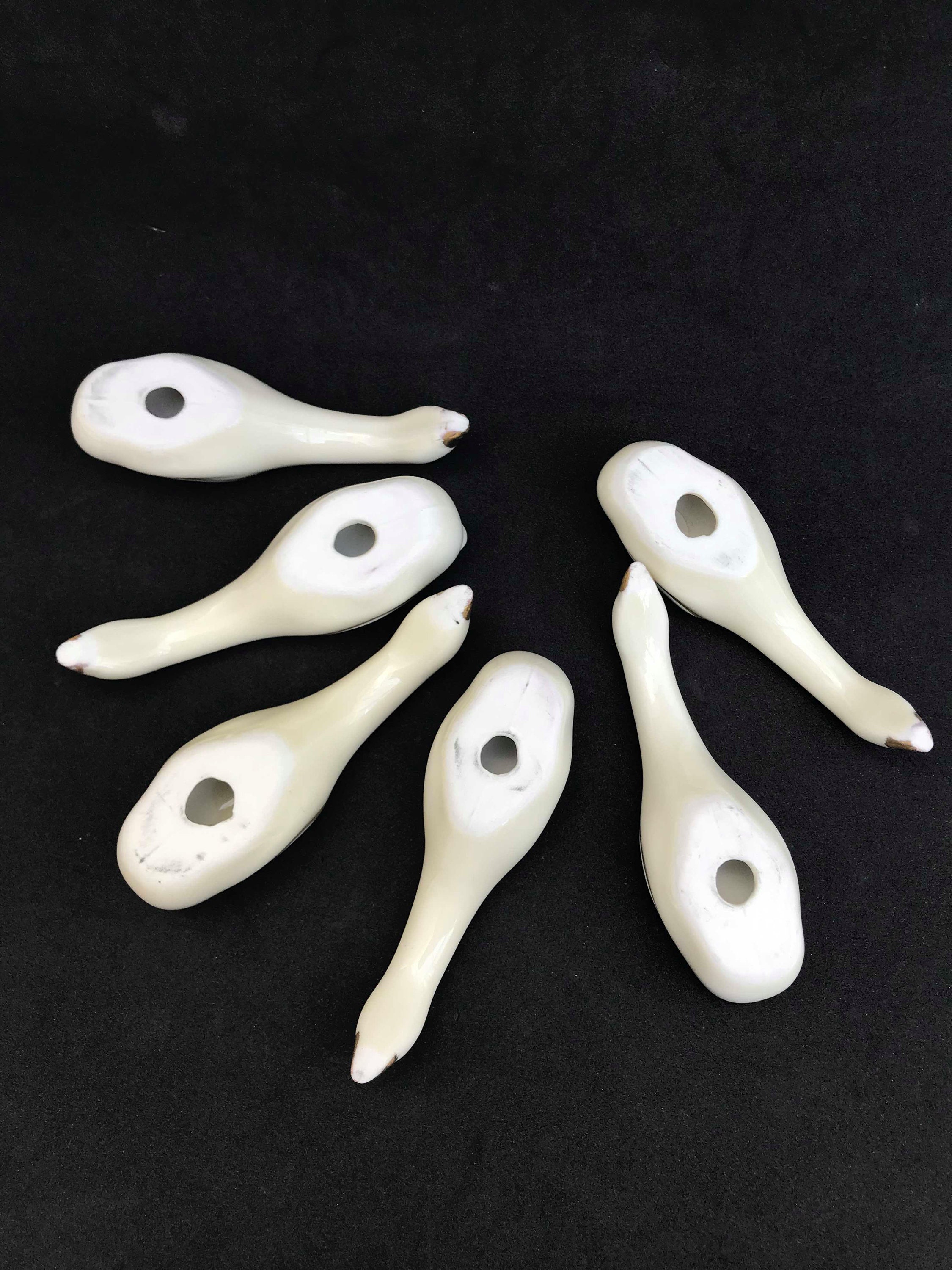 ヴィンテージ リモージュ磁器 グースナイフレスト アールデコ調