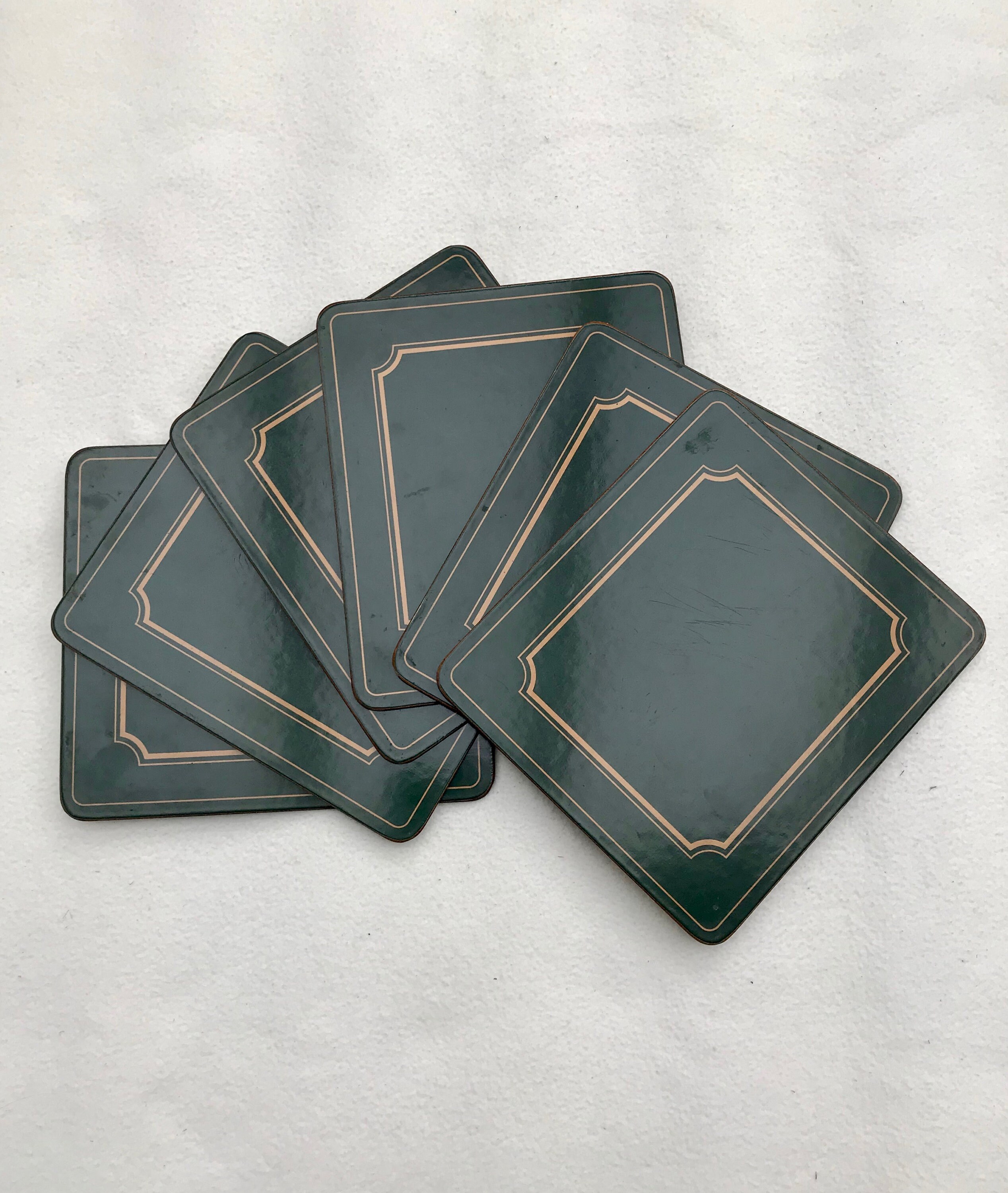 Pimpernel Vintage Placemats English Classic Green Premium Wooden Green Table Top Cork Traditionnel Napperons Hostess Gifts Set Of 6 Pimpernel Vintage Placemats English Classic Green Premium Wooden Green Table Top Cork Traditionnel Napperons Hostess Gifts Set Of 6