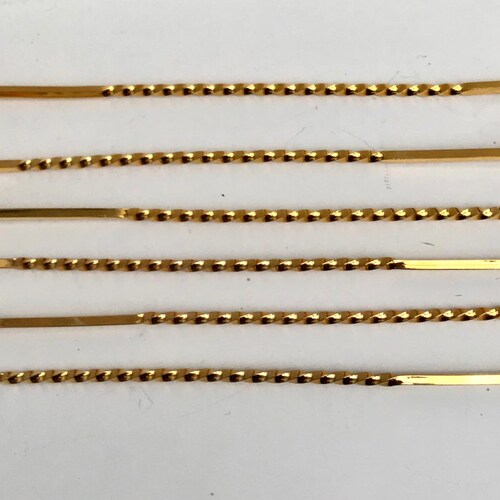 Drink stirrers cocktail Champagne Stirrers Whisks Sticks Set of 6 Gold Plated Spoons Bar Tools shops Bar Cart Accessories bartender mixology