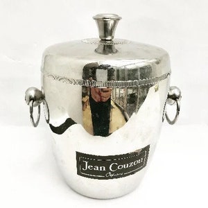 アイスバケツ Jean Couzon アイスバケツ 断熱 ヴィンテージ フランス製 蓋付き バーカート 装飾 男の隠れ家 ギフト 父の日ギフト ミッドセンチュリー バーウェア