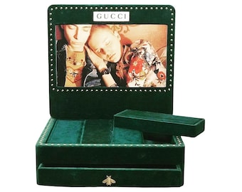 Original Gucci Watch Jewellery Shop Display Green Store