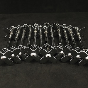 Vintage Knife Rests Art Deco Style, Set 12 Mid Century  Retro Table, Wedding Gift, Gift for her