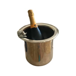 Champagne Emmer fles wijnkoeler ijsemmer bar decor wijnkoeler emmer huwelijkscadeau bar kar decor kersen decor
