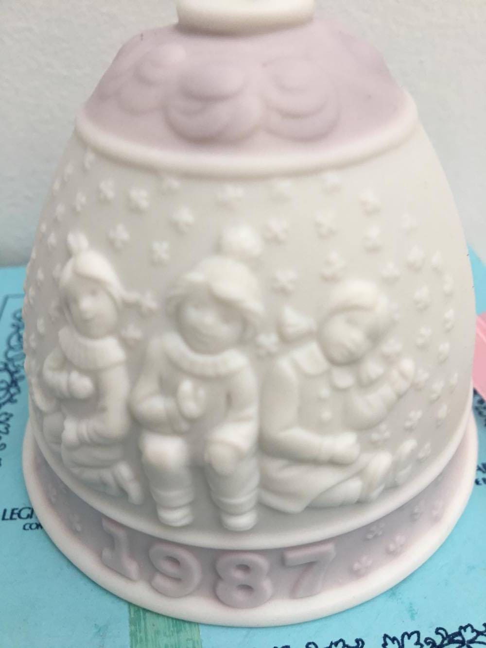 Lladro Christmas Bell Collector 1987 4 Bells Vintage Etsy