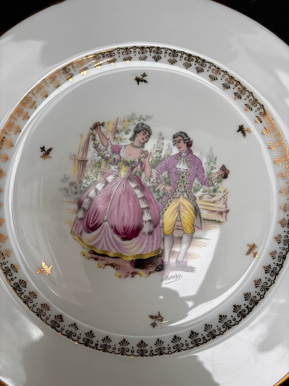 フランス産 リモージュ陶器 プレート 4枚まとめ売り