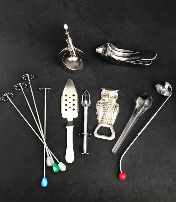 き7】20 フランス アンティーク 小鳥 栓抜き オープナー き7】20