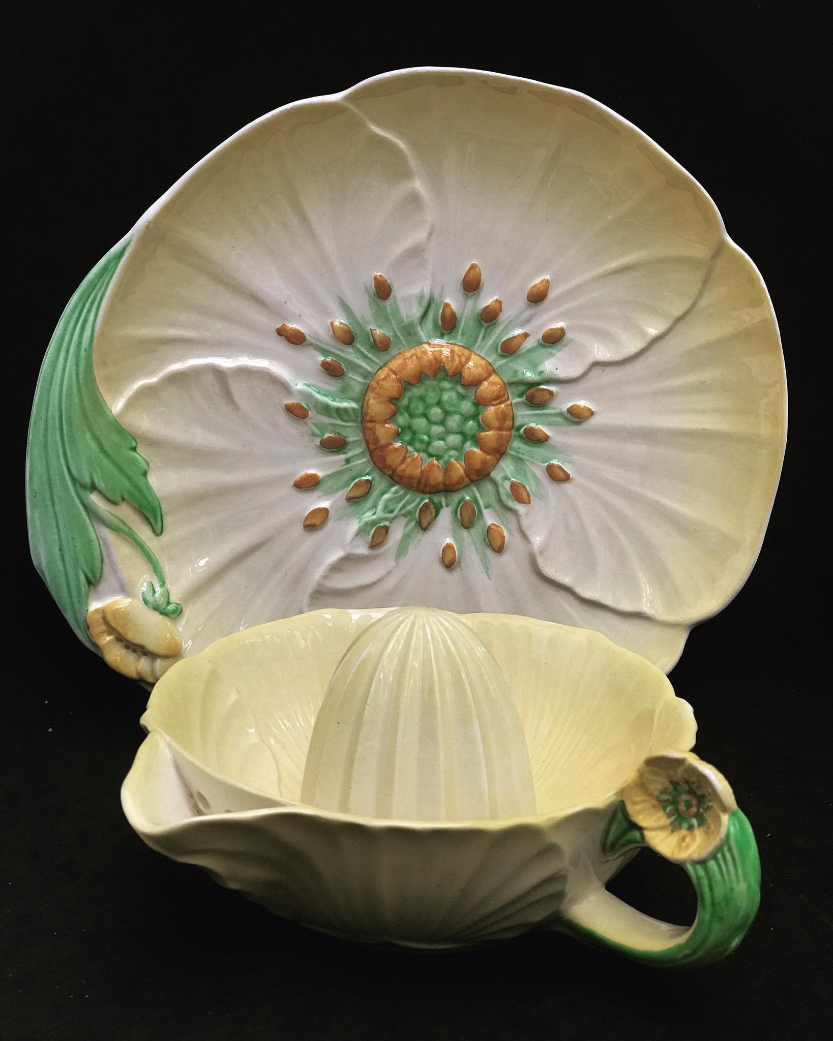 1950年代 人気のCarlton ware バターカップ 割れ、かけなし 1950年代 人気のCarlton ware バターカップ 割れ、かけなし
