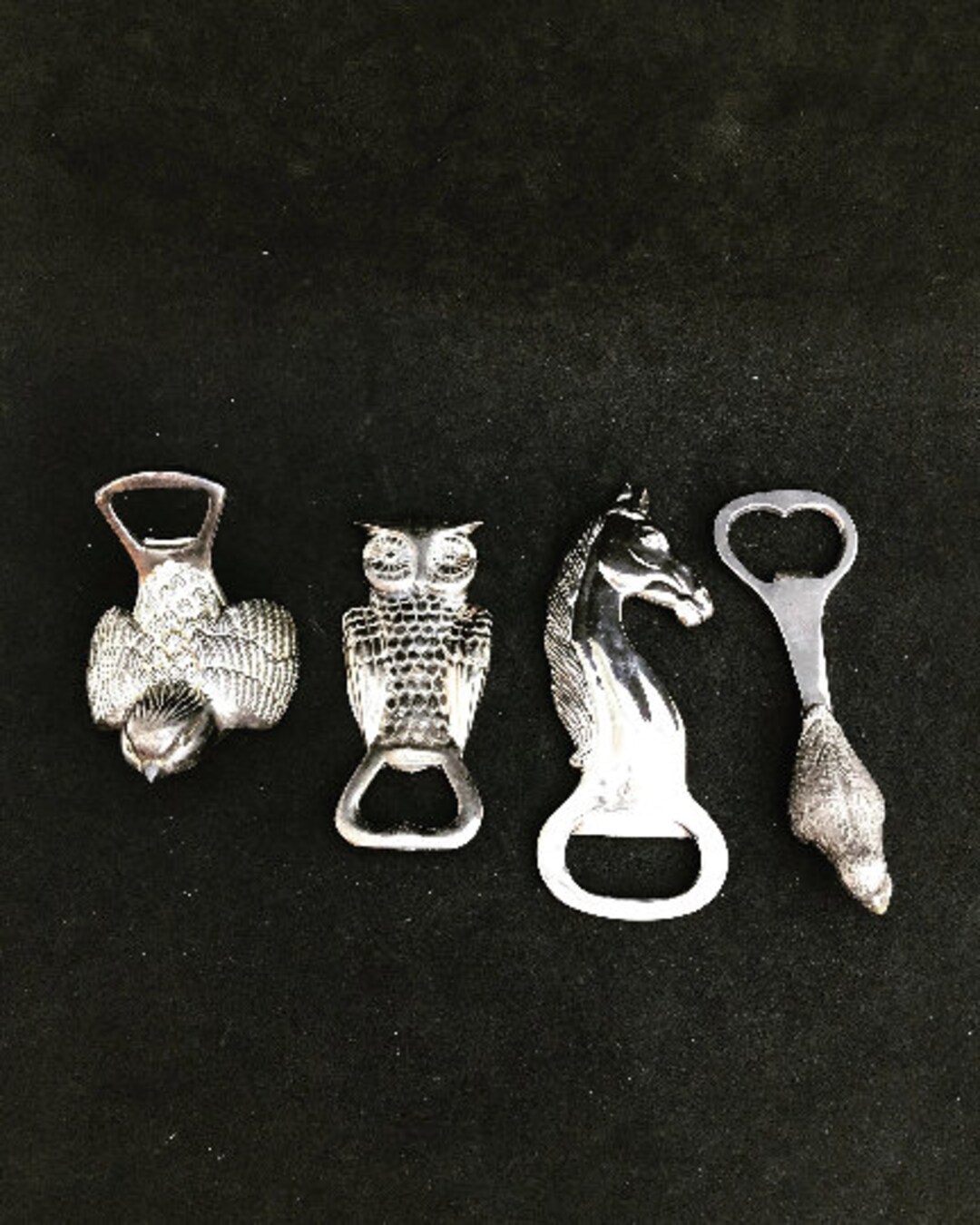 Bottle Opener Collection Set 4 Animal Shaped Bottle Opener Vintage Made