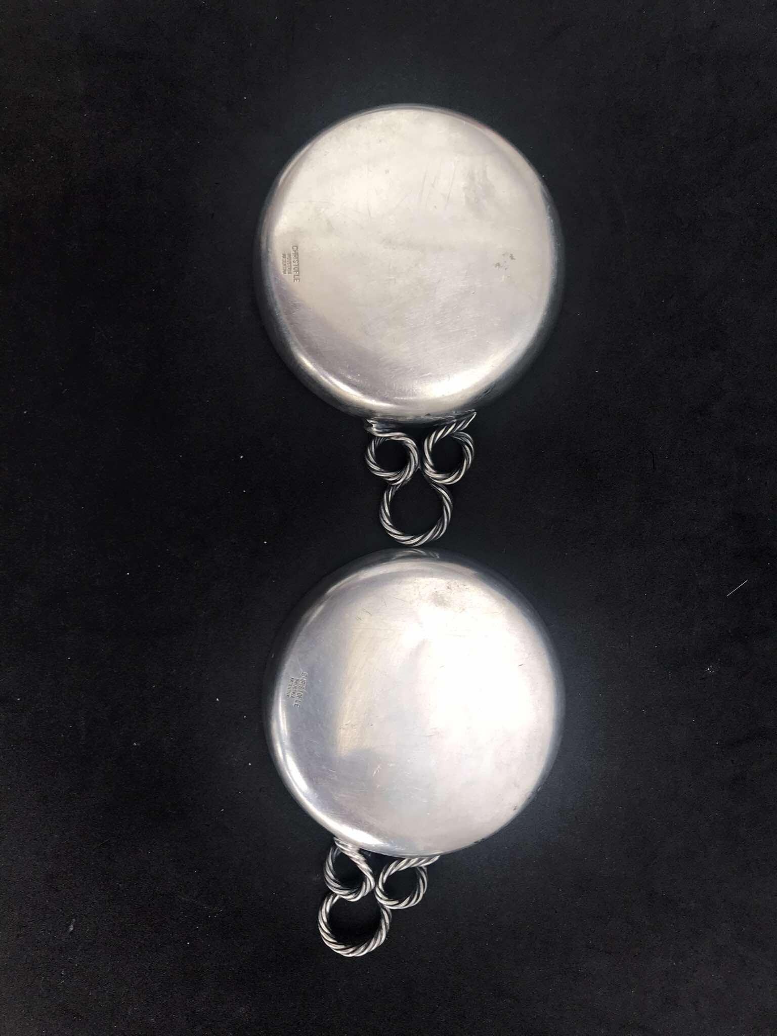 クリストフル シルバープレートコースター/小皿 - 2枚セット - Etsy 日本