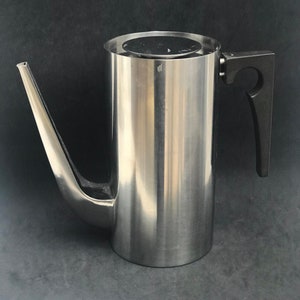 Arne Jacobsen coffee pot Original Vintage Cylinda Line Stelton Vintage Original Arne Jacobsen  Danish  Scandinavian Design luxury  gift