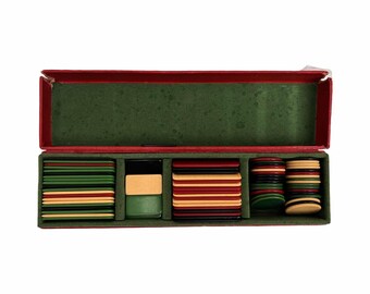 Lot Anciens Jetons Publicitaire CINZANO En Bois – Belote Et Boîte Vintage