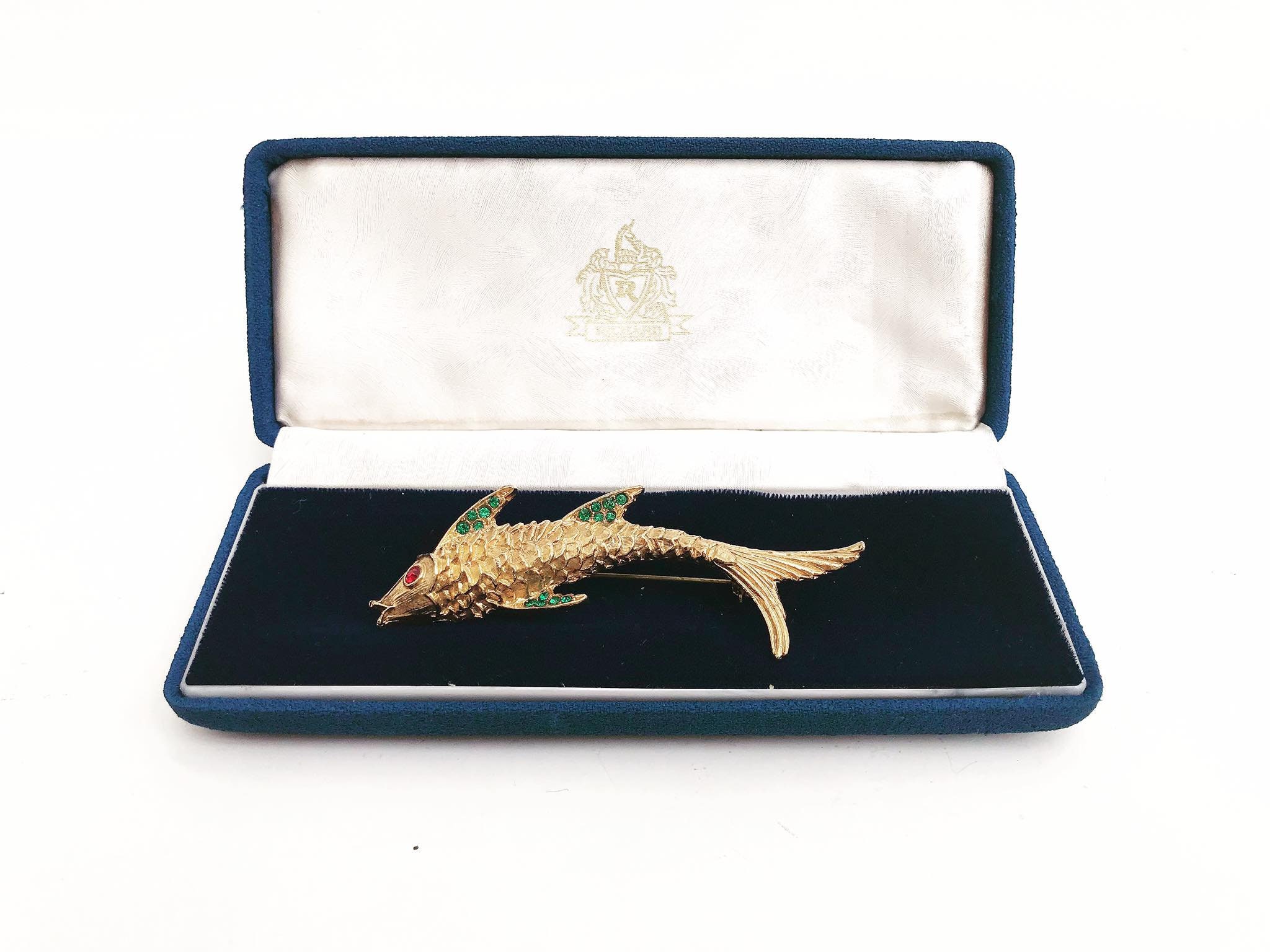 Broche poisson long - La Fille du Vent