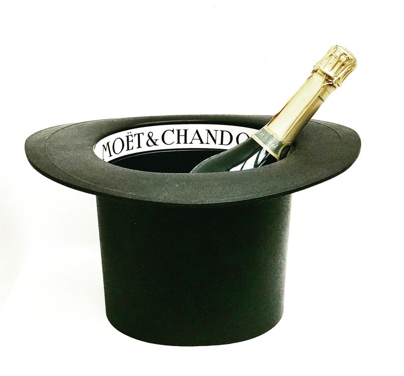 Champagne Ice Bucket Moet and Chandon French Vintage 80s Hat Etsy