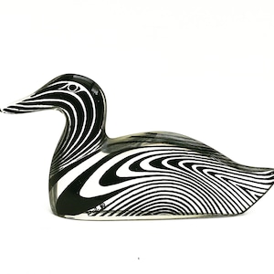 Abraham Palatnik lucite animal figurine acrylic duck Kinetic Op Art sculpture  Mid century Brazil gift for her Modernist collector gift