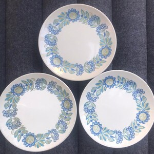 Figgjo Flint Salad Plates - Tor Viking Turi Design - Set of 3