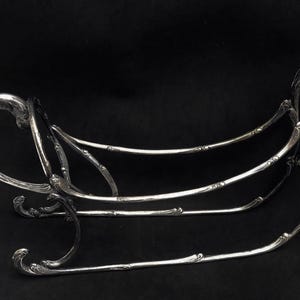 Wine holder cradle bottle stand Wiskemann orfèvrerie Belgium. Wine cradle, wine holder stand bar accessories gift for him  bar tools
