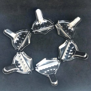Spremiagrumi vintage in acciaio inox: set di 6 spremiagrumi individuali
