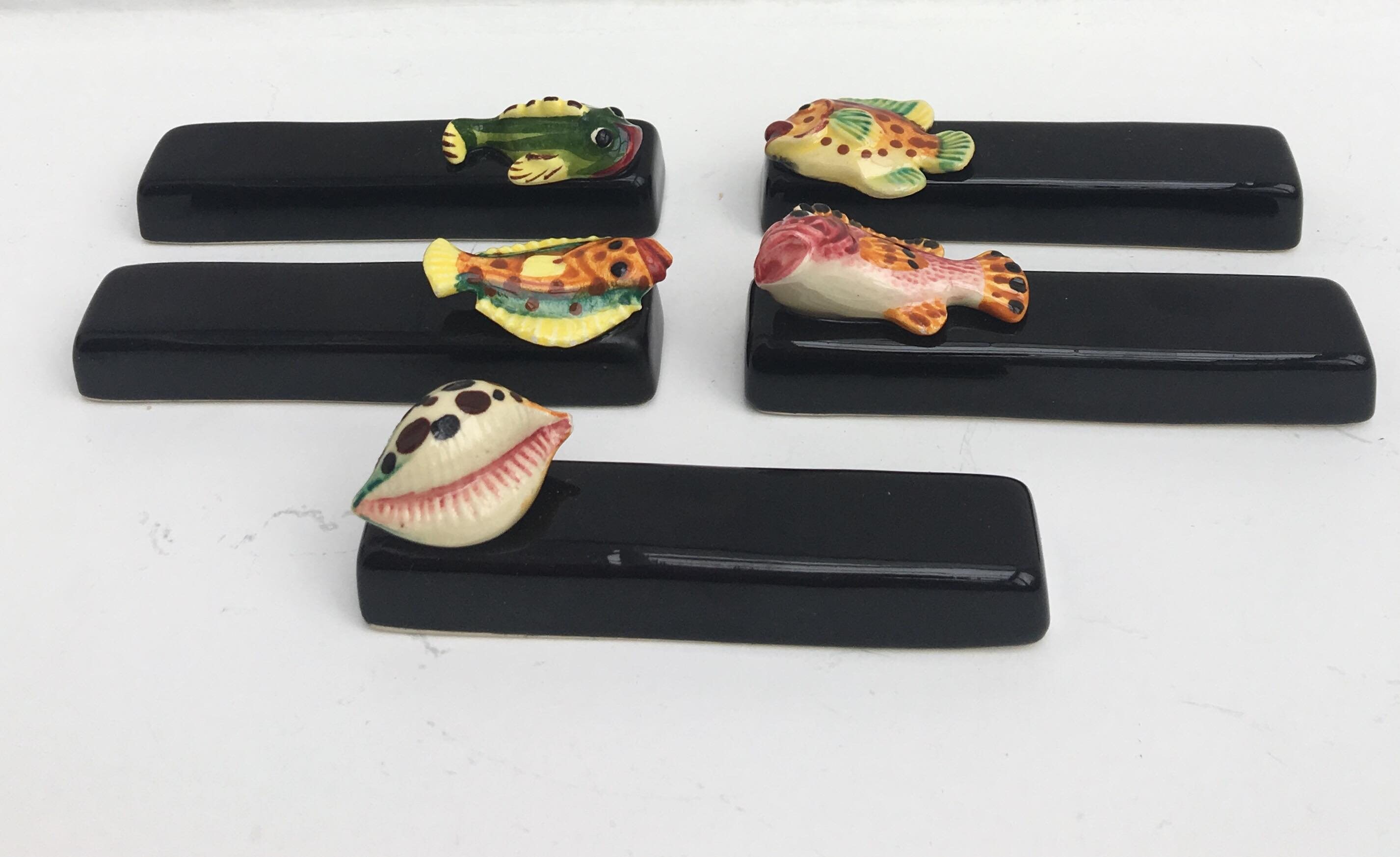 Porcelain Knife Rests Vintage Chopstick Rests Cutlery Rests Etsy Canada