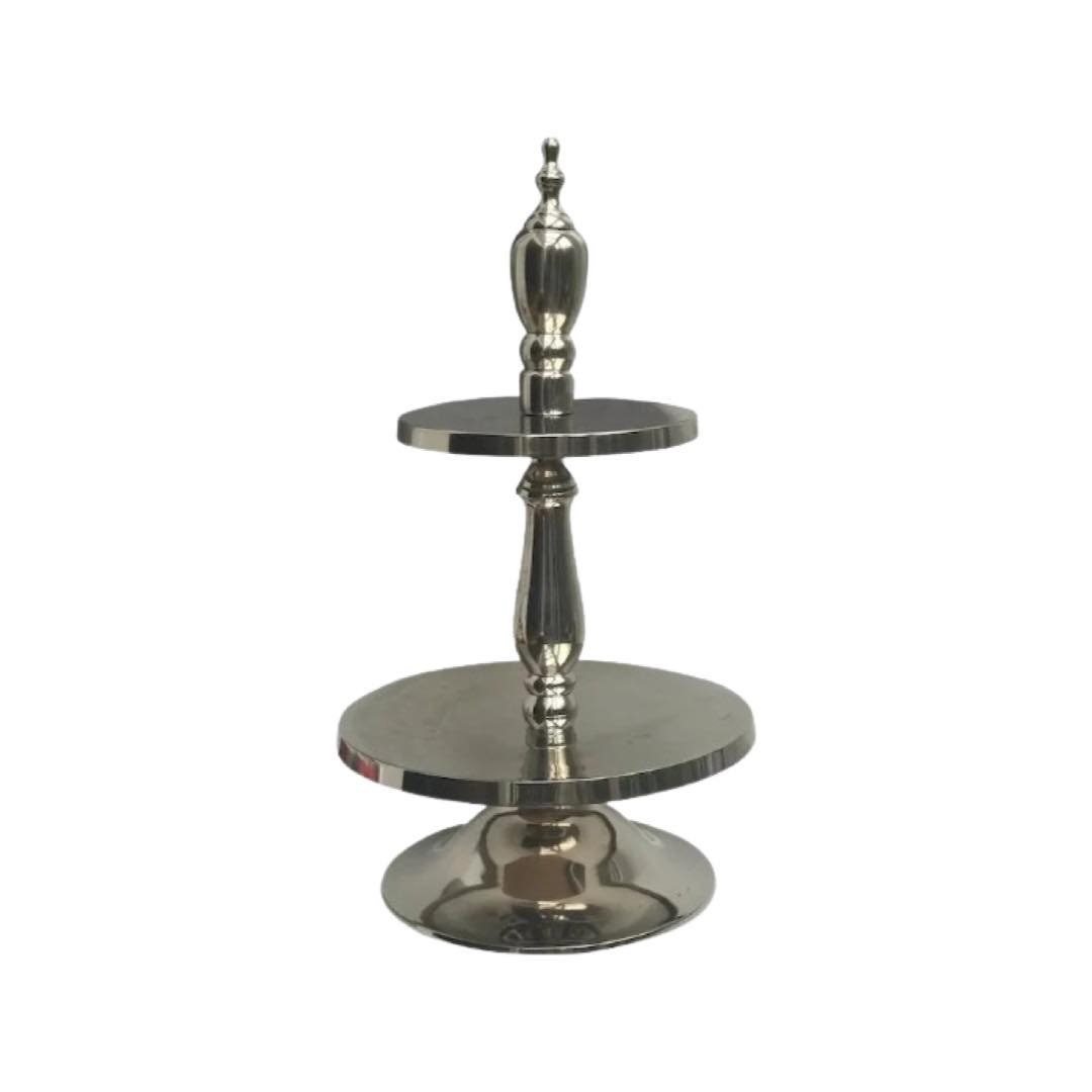 Vintage Metall Etagere: Französische Petit Four Etagere