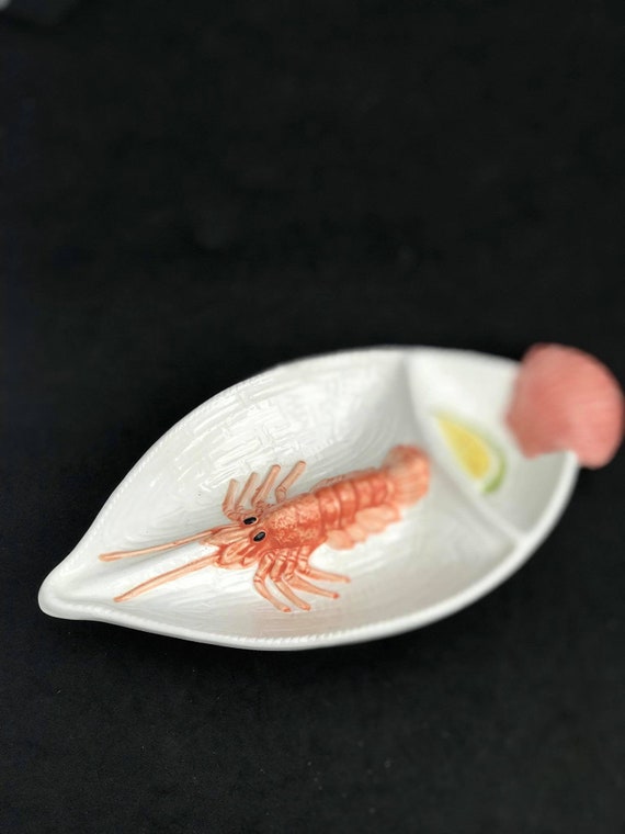 限定入荷】エナメル／大皿 楕円プレート 40cm／LOBSTER