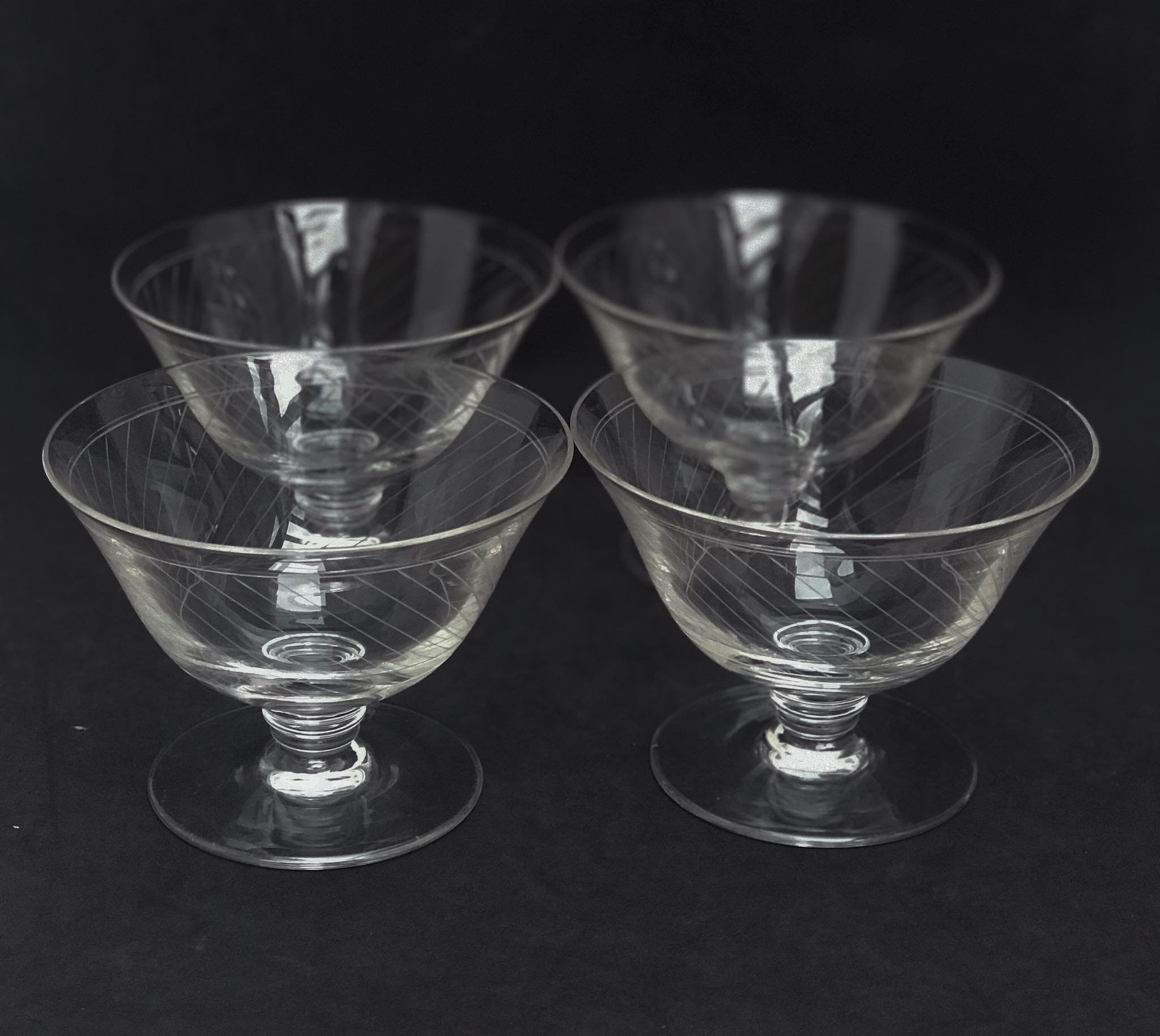 1920s Antique Coupe Glasses - Etsy